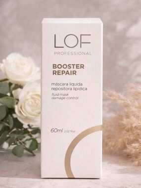 LOF Professional Booster Repair Fluid Mask - White & Gold Packaging new